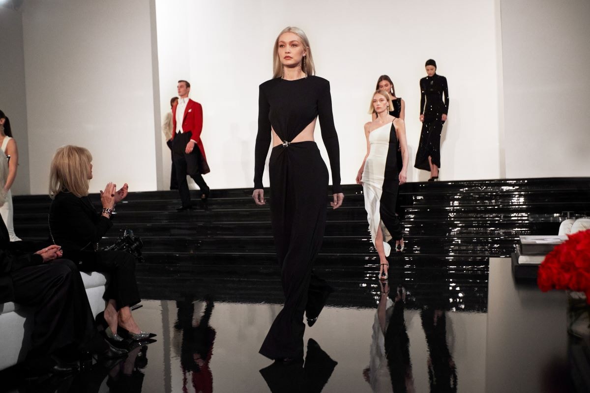 Ralph Lauren fw 2022 show's finale 