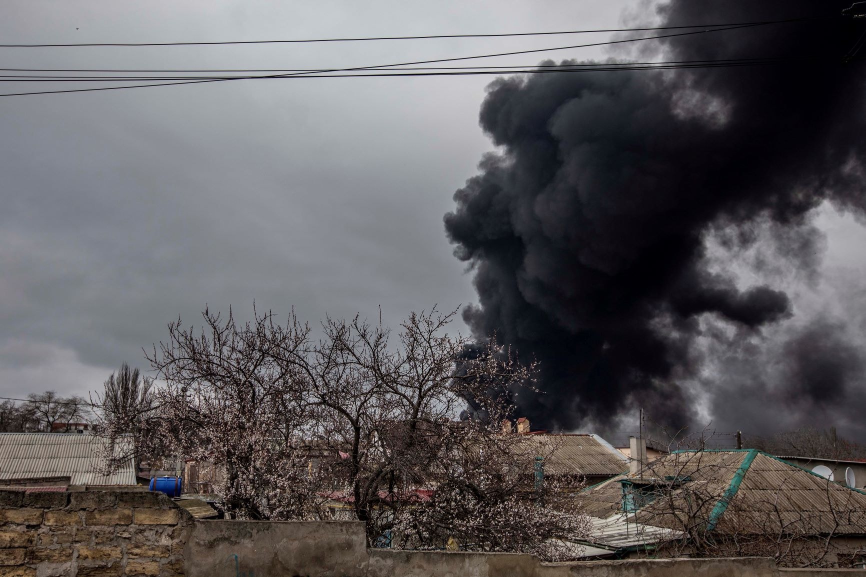Bombardamenti russi a Odessa