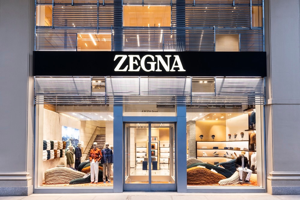 The Zegna store in New York city (courtesy Zegna)