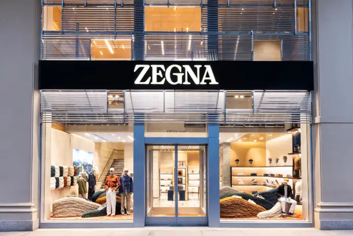 The Zegna store in New York city (courtesy Zegna)
