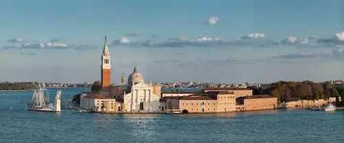 The island of San Giorgio Maggiore in Venice (courtesy michelangelofoundation.org)
