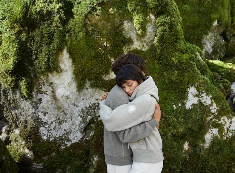 Un'immagine della campagna Kind fleece di Golden goose (courtesy Golden goose)