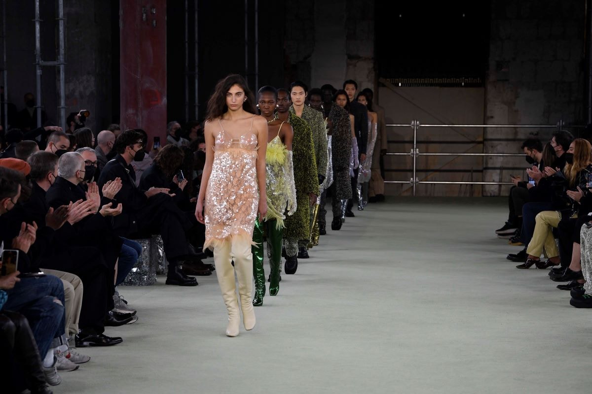 The Bottega veneta spring-summer 2022 show (courtesy Bottega veneta)
