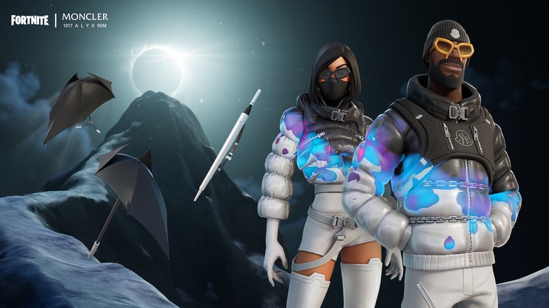 Moncler's video game for Fortnite (courtesy Moncler)	