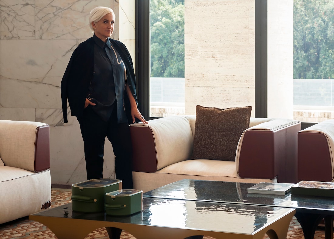 Silvia Venturini Fendi portrayed in the Fendi headquarters (courtesy Fendi/Andrea Ferrari)
