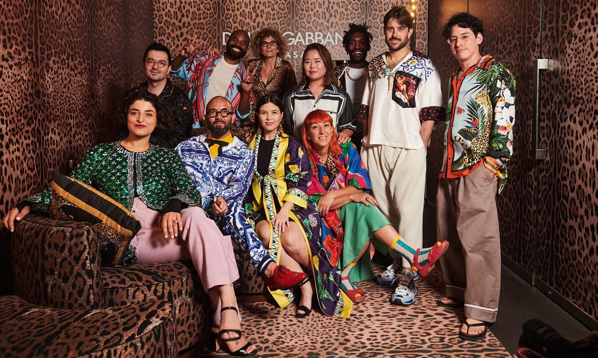 The GenD artists for Dolce&Gabbana Casa (courtesy Dolce&Gabbana)