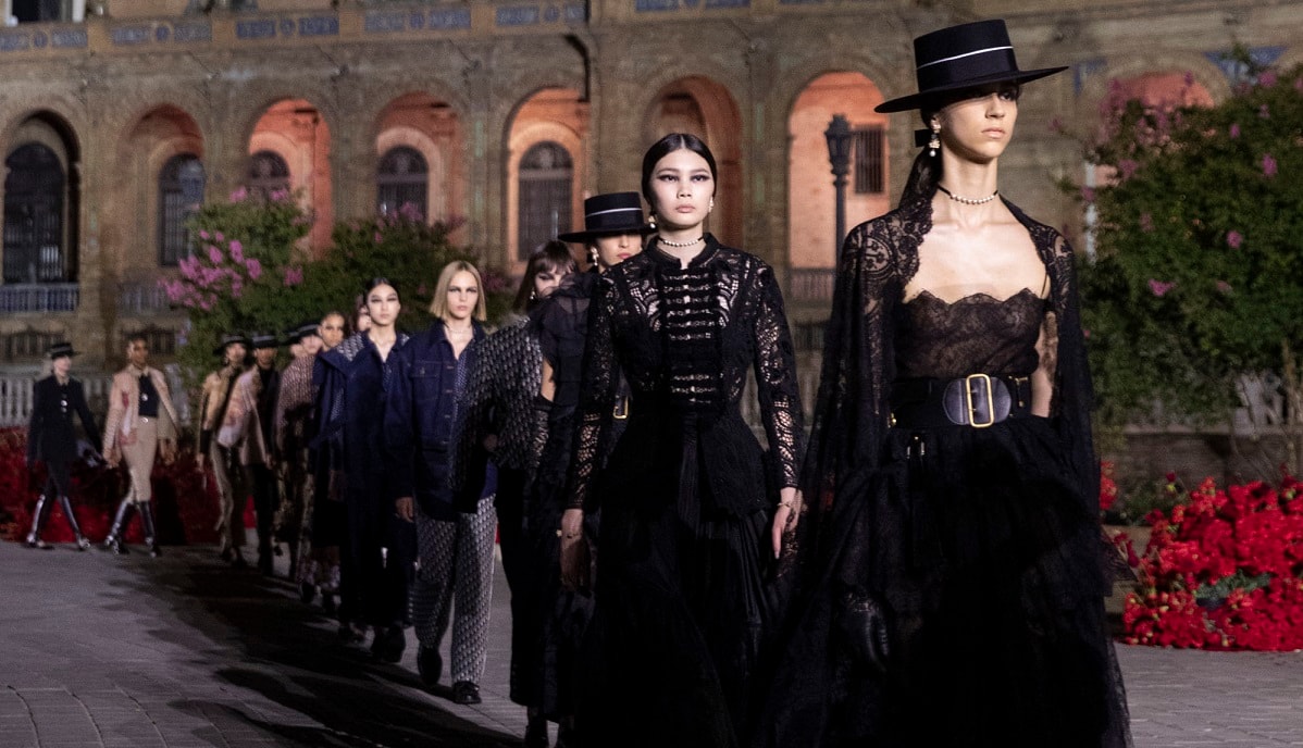 A moment od Dior's show in Seville 