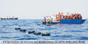 La nave di ResQ è ripartita per il Mediterraneo.