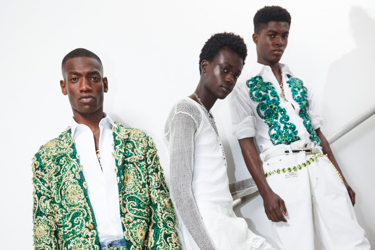 Backstage from Dolce&Gabbana's p-e 2023 show (courtesy Dolce&Gabbana)