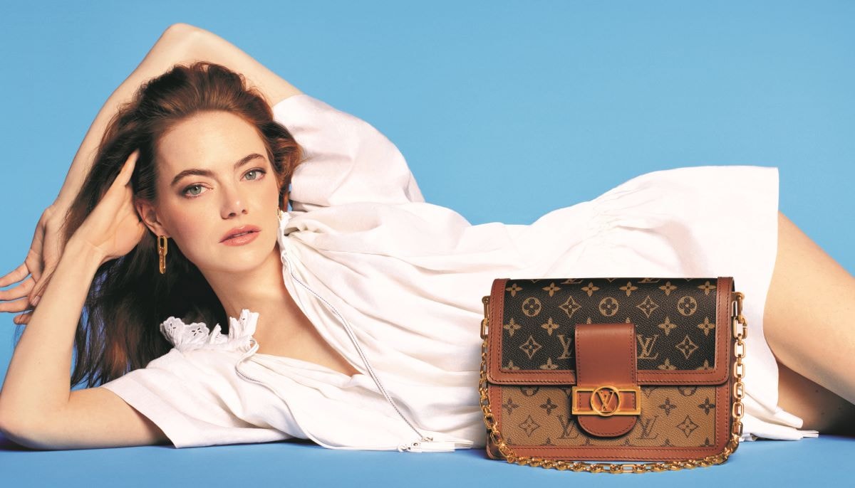 A Louis Vuitton campaign starring Emma Stone (courtesy Louis Vuitton)