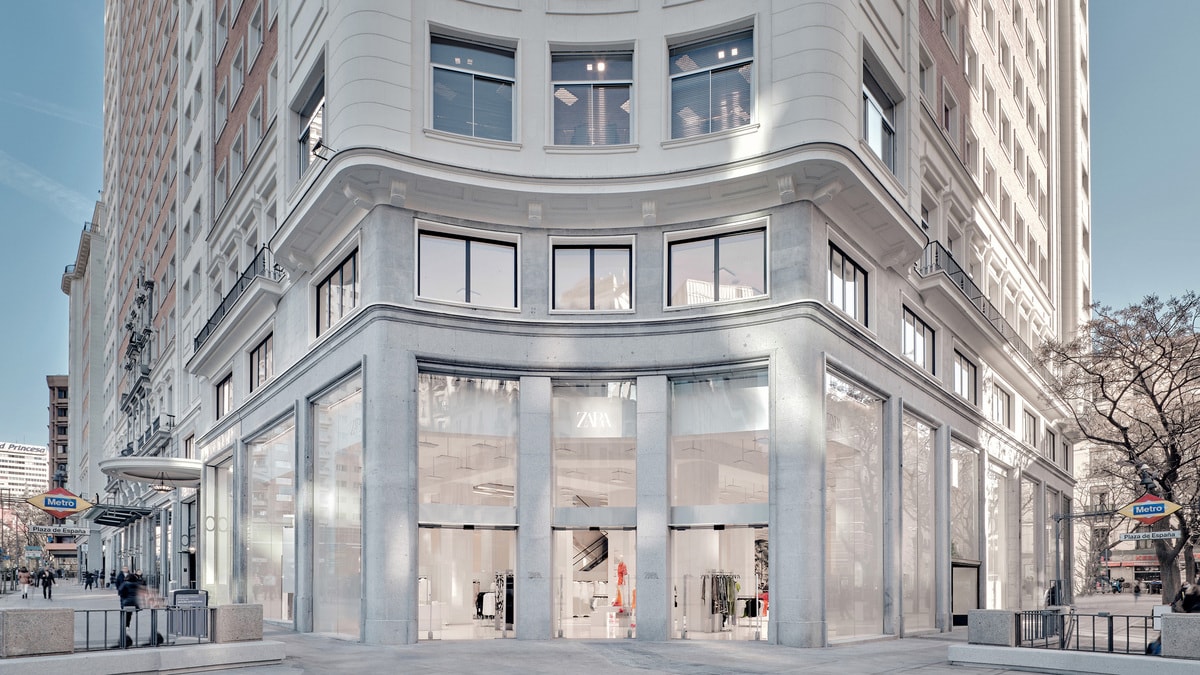Lo store di Zara a Madrid (ph official website)