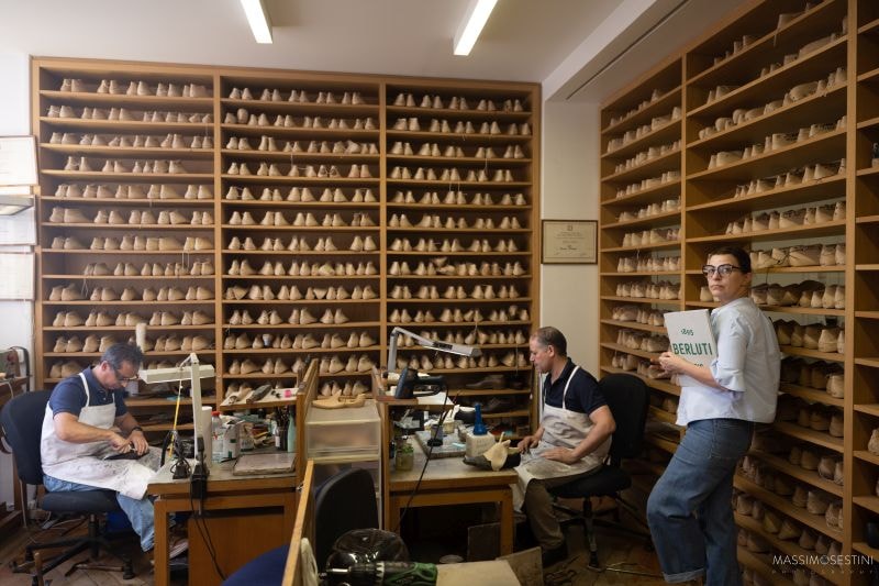 The Berluti atelier in Paris (photo by Massimo Sestini)