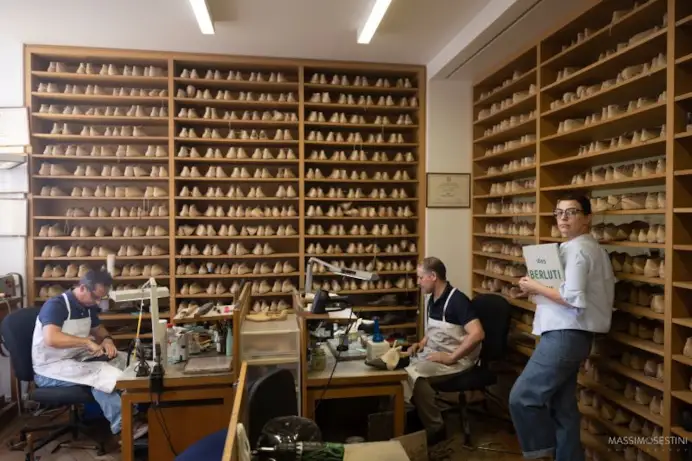 The Berluti atelier in Paris (photo by Massimo Sestini)