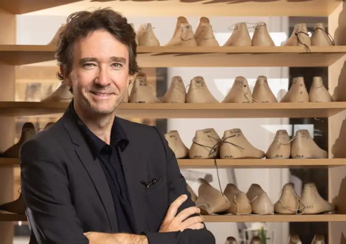 Antoine Arnault in the Berluti atelier in Paris (photo by Massimo Sestini for the cover of Gentleman)