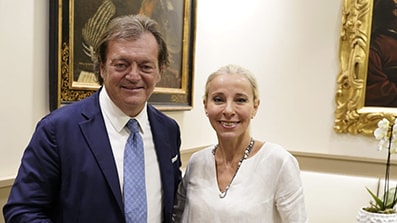 Massimo Scaccabarozzi e Lucia Aleotti