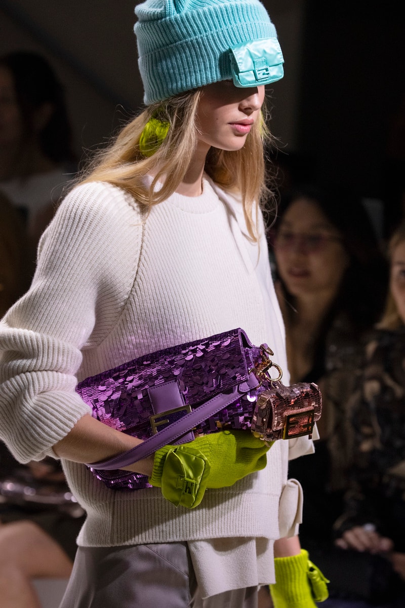 A close up from «Baguette 25th anniversary collection» (courtesy Fendi)