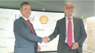 Da sinistra, Giorgio Delpiano (Shell) e Giacomo Lovati (UnipolSai)