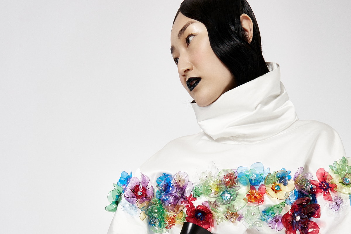 Un’anticipazione di un look ss 23 di Gilberto Calzolari (courtesy Gilberto Calzolari)