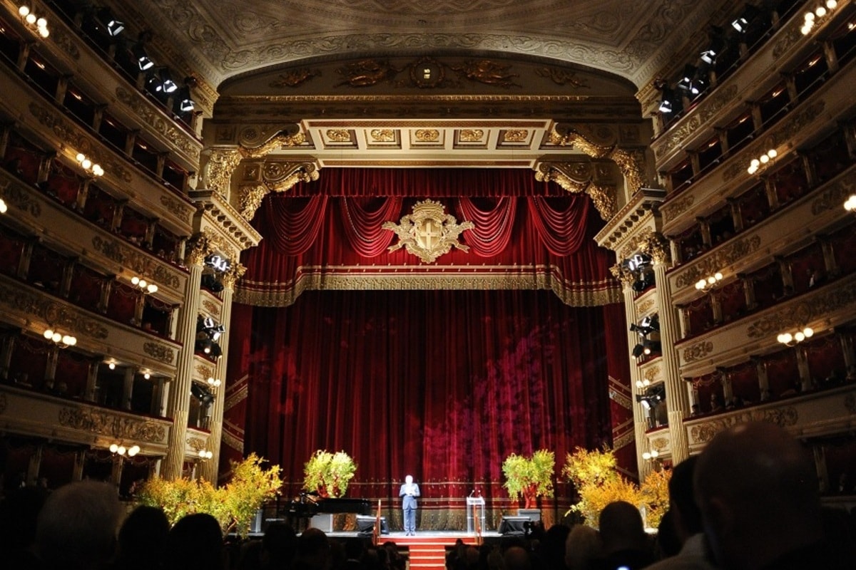 L'interno del Teatro alla Scala di Milano