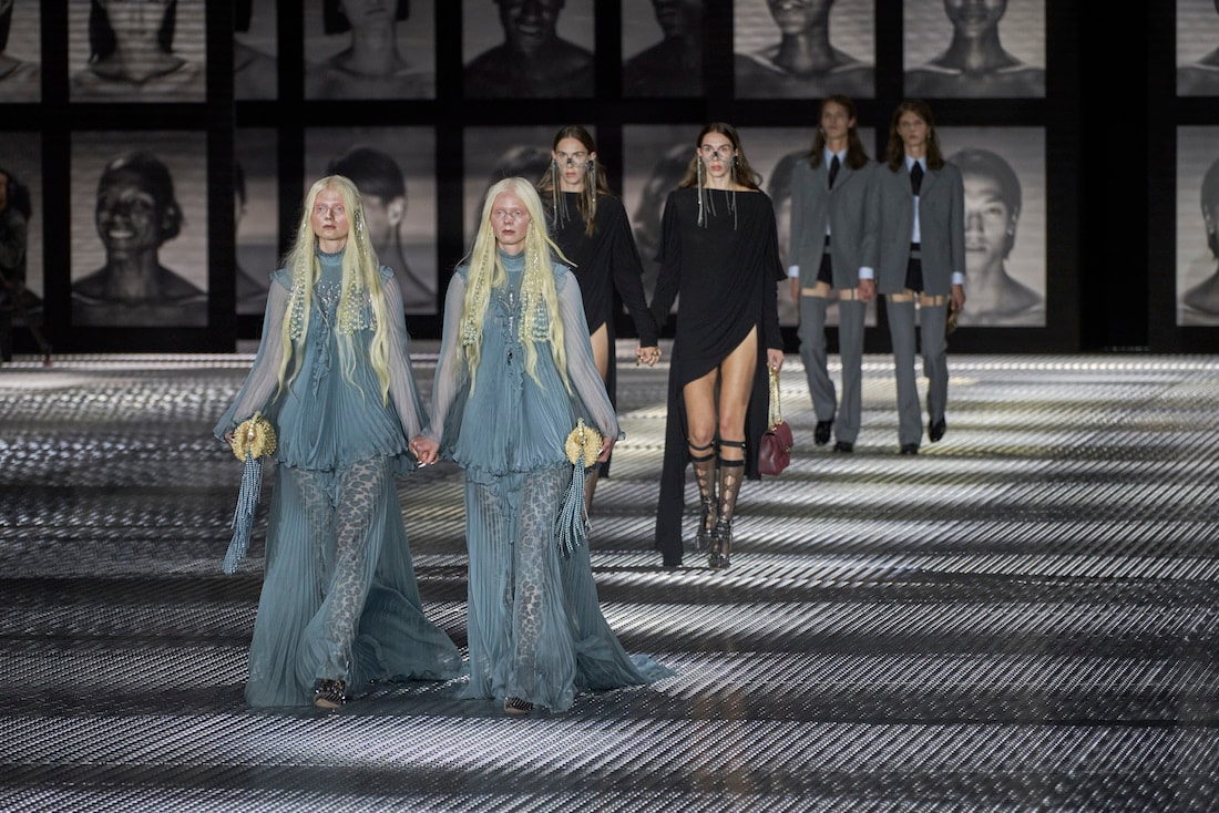The parade at Gucci's show (courtesy Gucci/ph Matteo Canestraro)