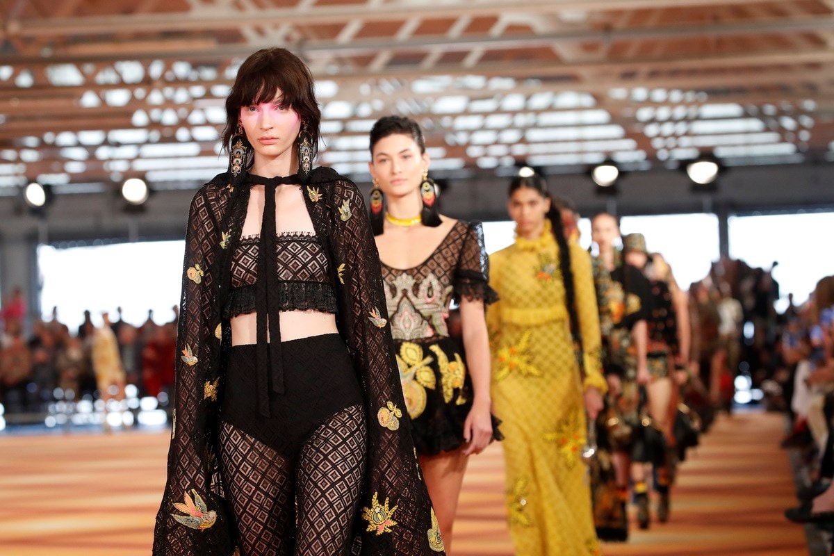 The finale of Etro's show (courtesy Etro)