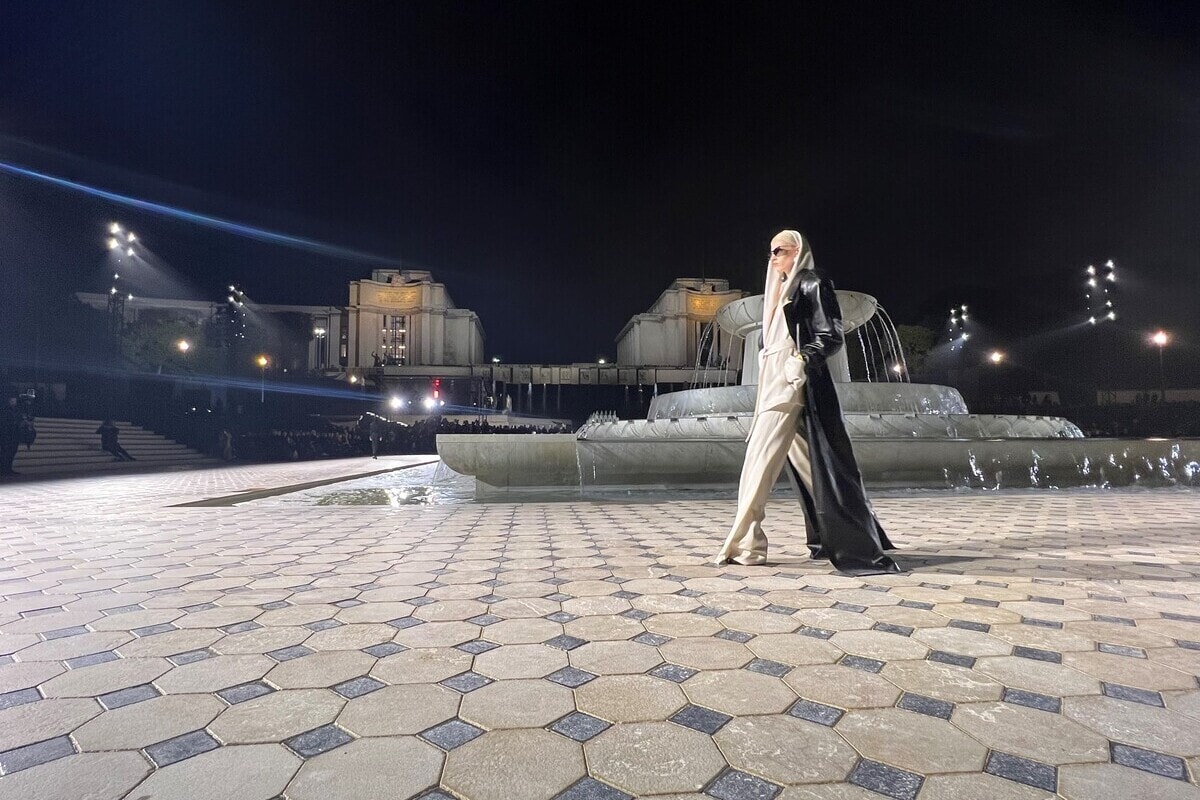 A momento of the Saint Laurent's show (foto Stefano Roncato)