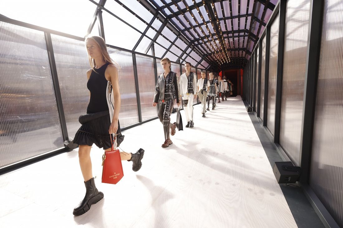 The Louis Vuitton 2023 spring-summer show finale (courtesy of Louis Vuitton)