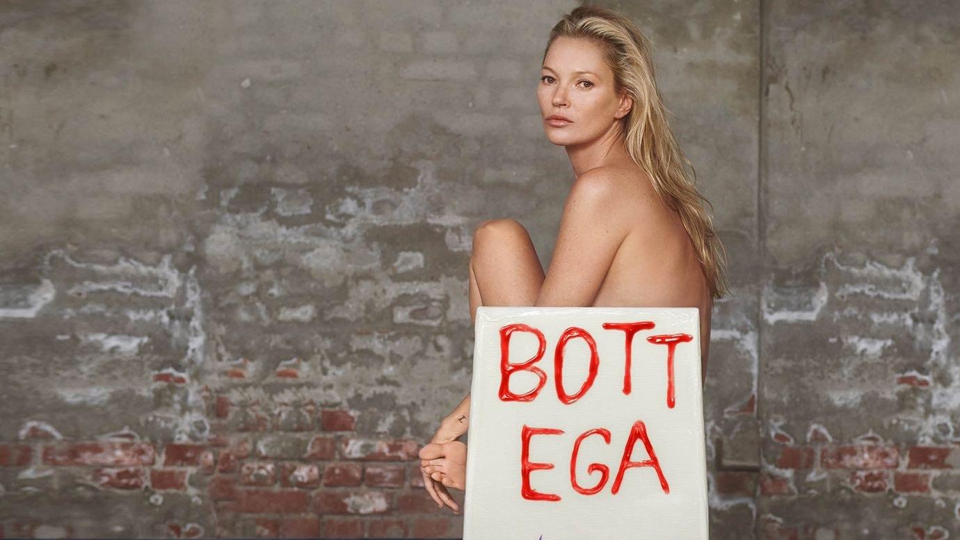 Bottega veneta's campaign with Kate Moss (courtesy Bottega veneta)