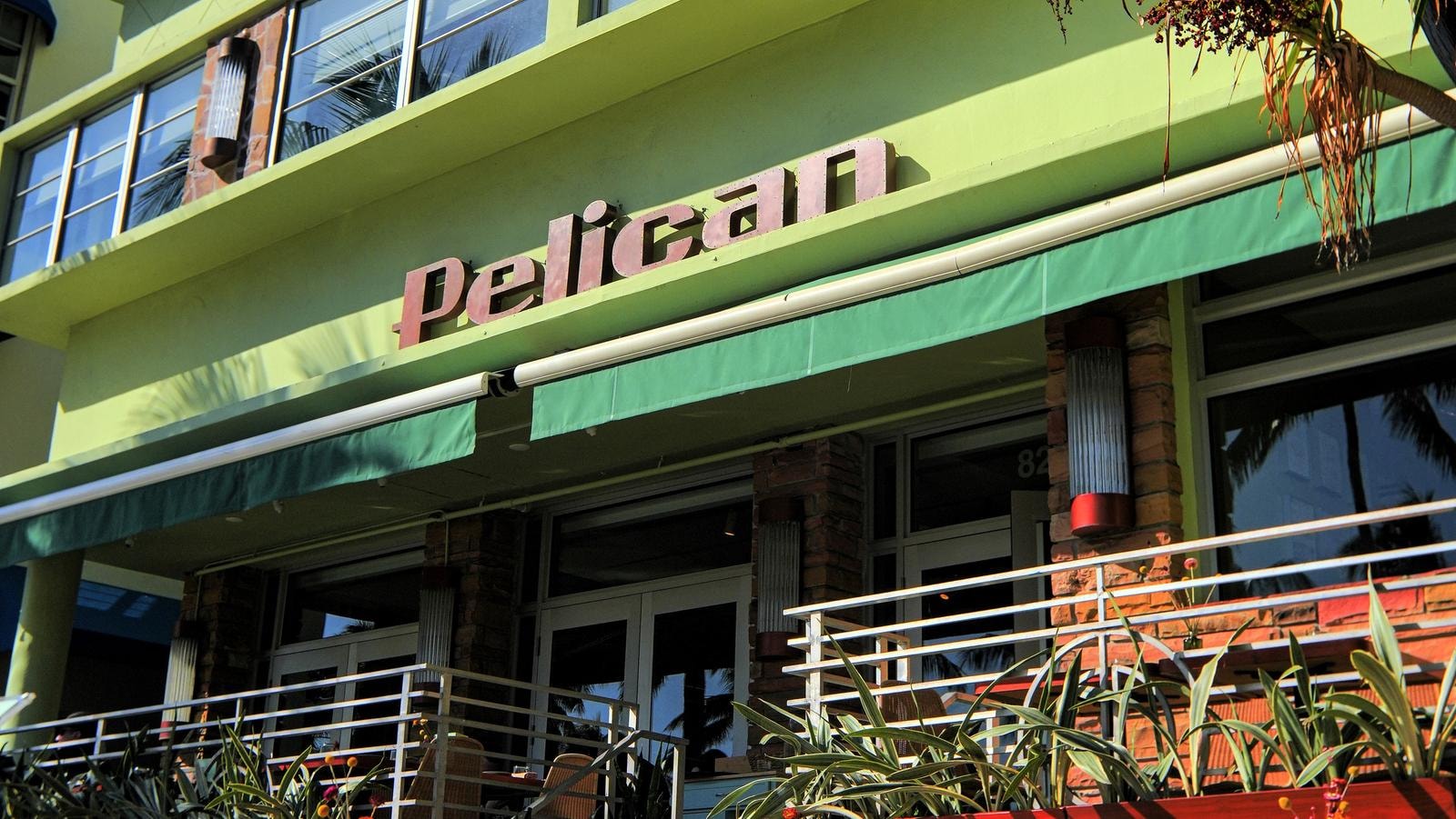 In an exclusive shot for MFF, the facade of the Pelican hotel (courtesy Diesel)