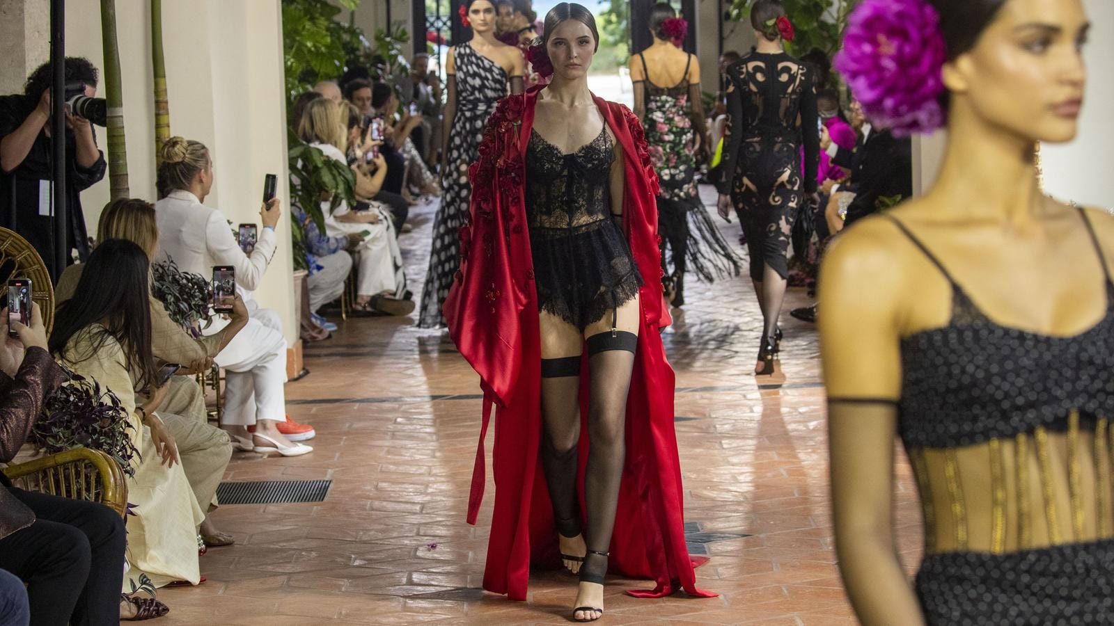 The finale of the Dolce&Gabbana fashion show in Miami (courtesy Dolce&Gabbana)