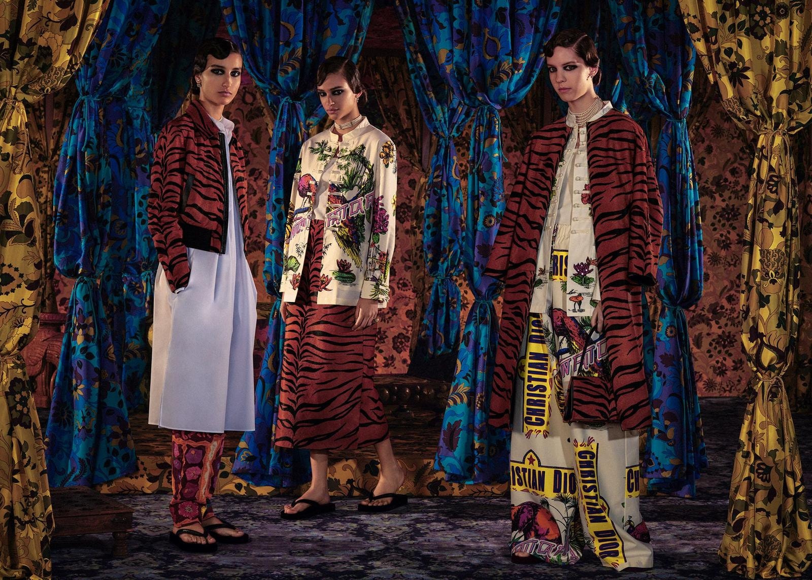 Some Dior fall 2023 looks (courtesy Dior/Laura Sciacovelli)