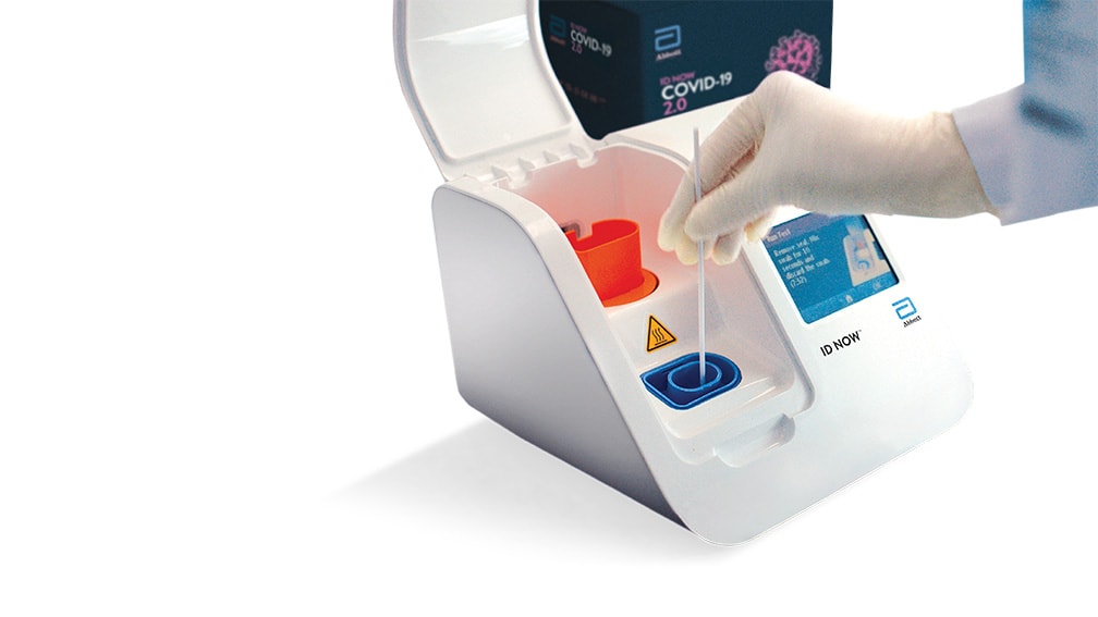 Abbott presenta il nuovo test per distinguere COVID-19 e influenza