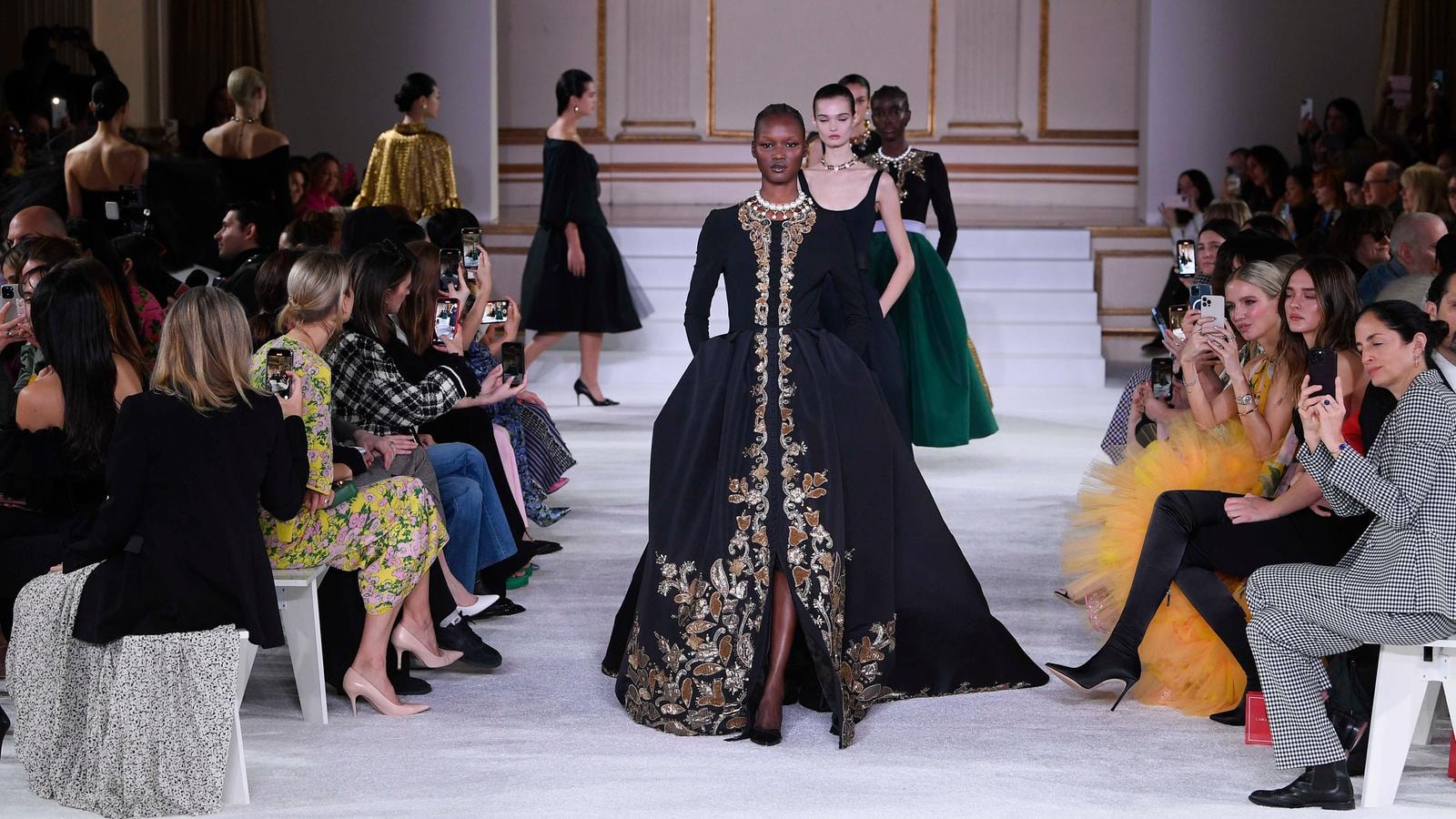 A moment of Carolina Herrera's show