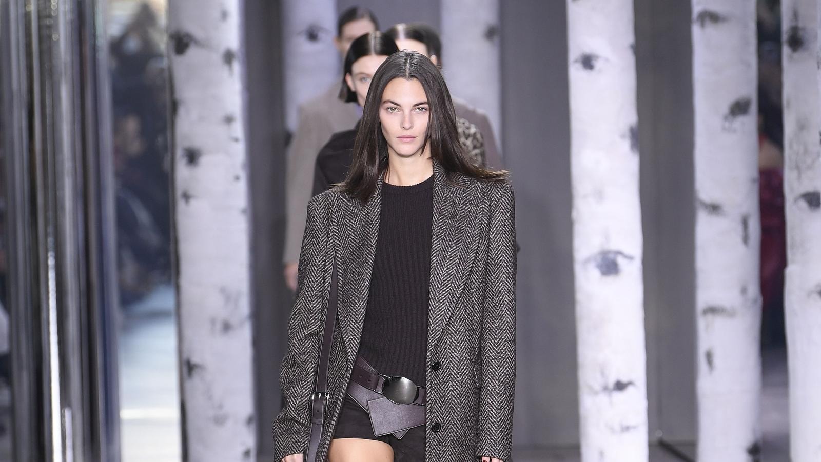The finale of Michael Kors’ fall-winter 2023/2024 fashion show