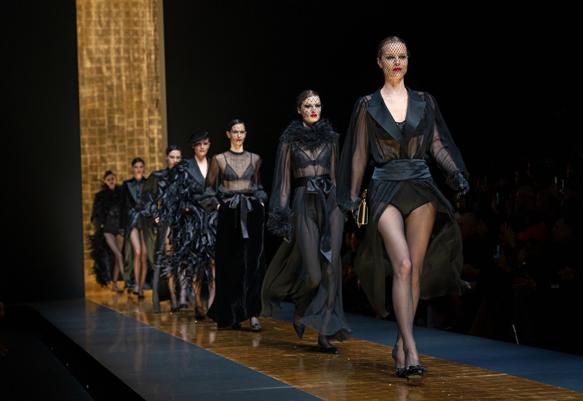 Il finale della sfilata fall-winter 2024/25 di Dolce&Gabbana