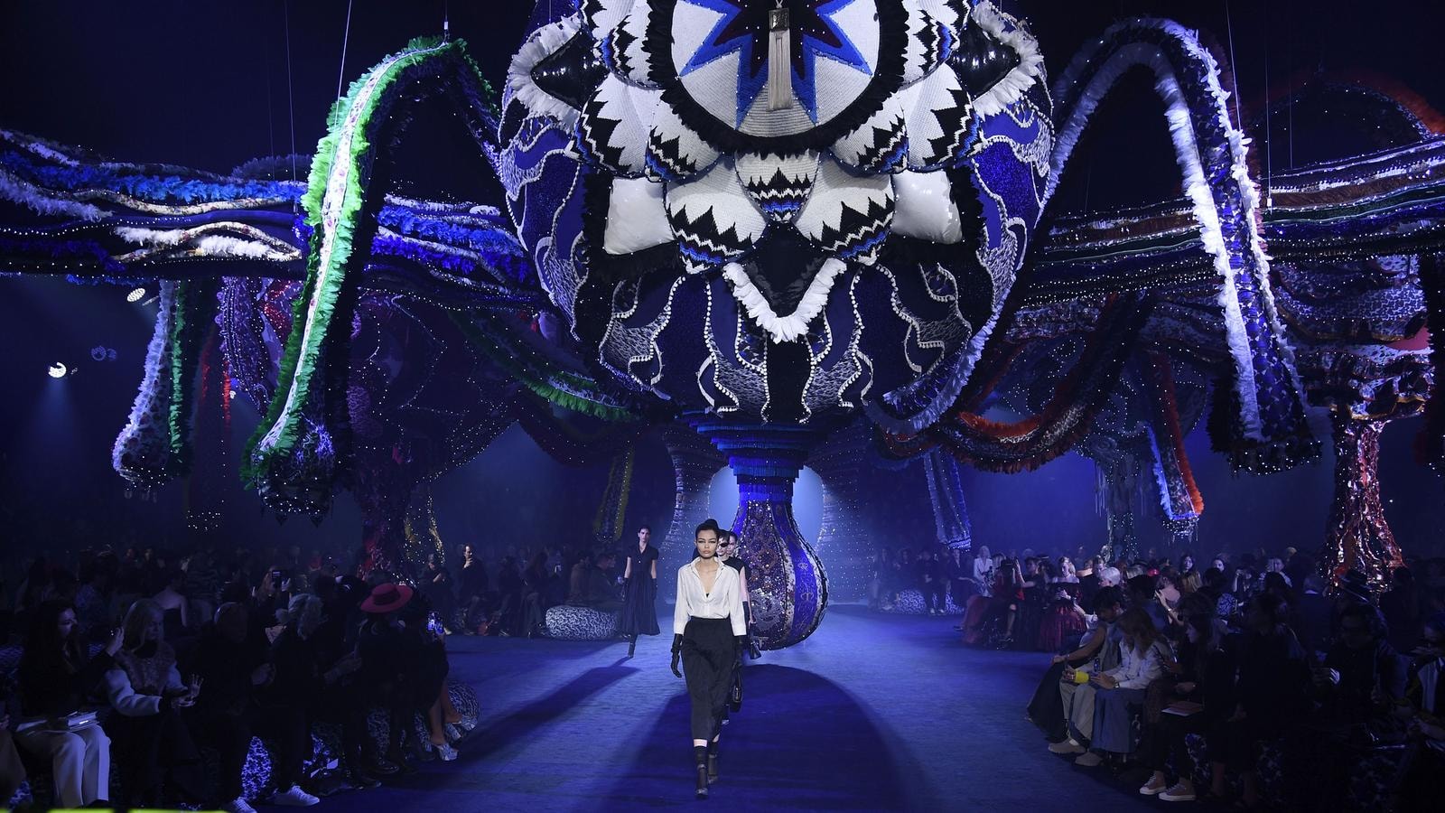 A moment from the Dior fall-winter 2023/24 fashion show