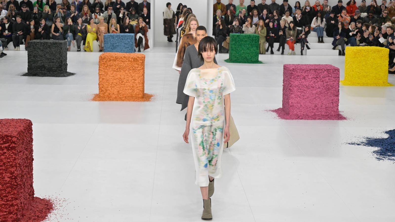 The finale of the Loewe fashion show