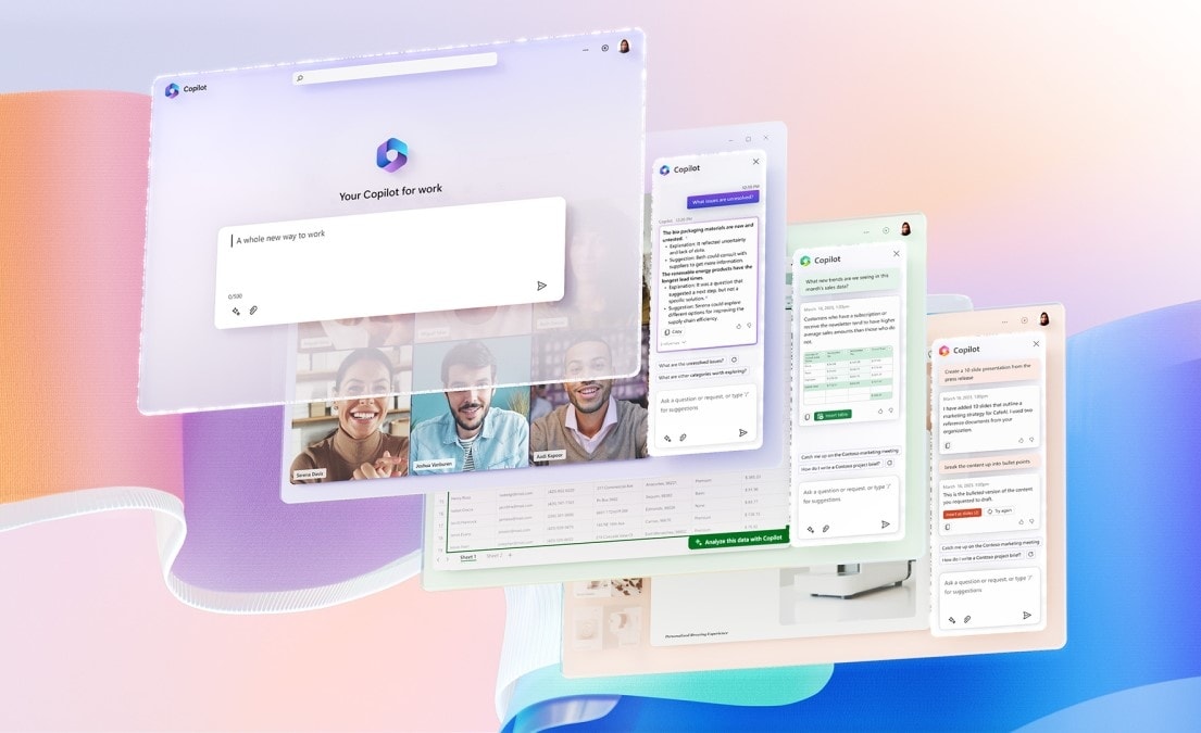 Microsoft 365 Copilot, l’intelligenza artificiale debutta in ufficio