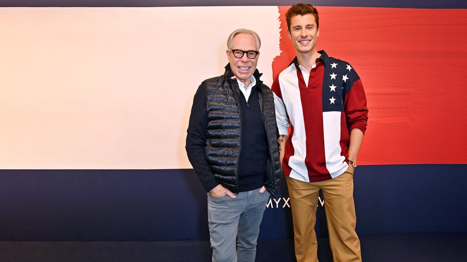 Tommy Hilfiger with Shawn Mendes (courtesy Tommy Hilfiger)
