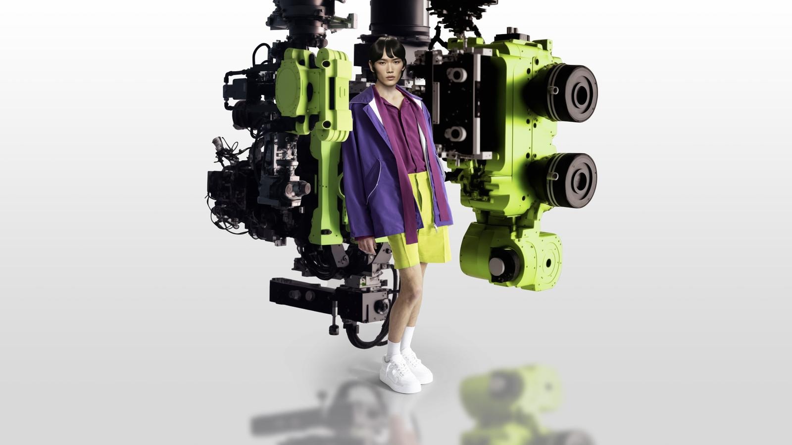 Maison Valentino essentials campaign, created through artificial intelligence (courtesy Valentino)