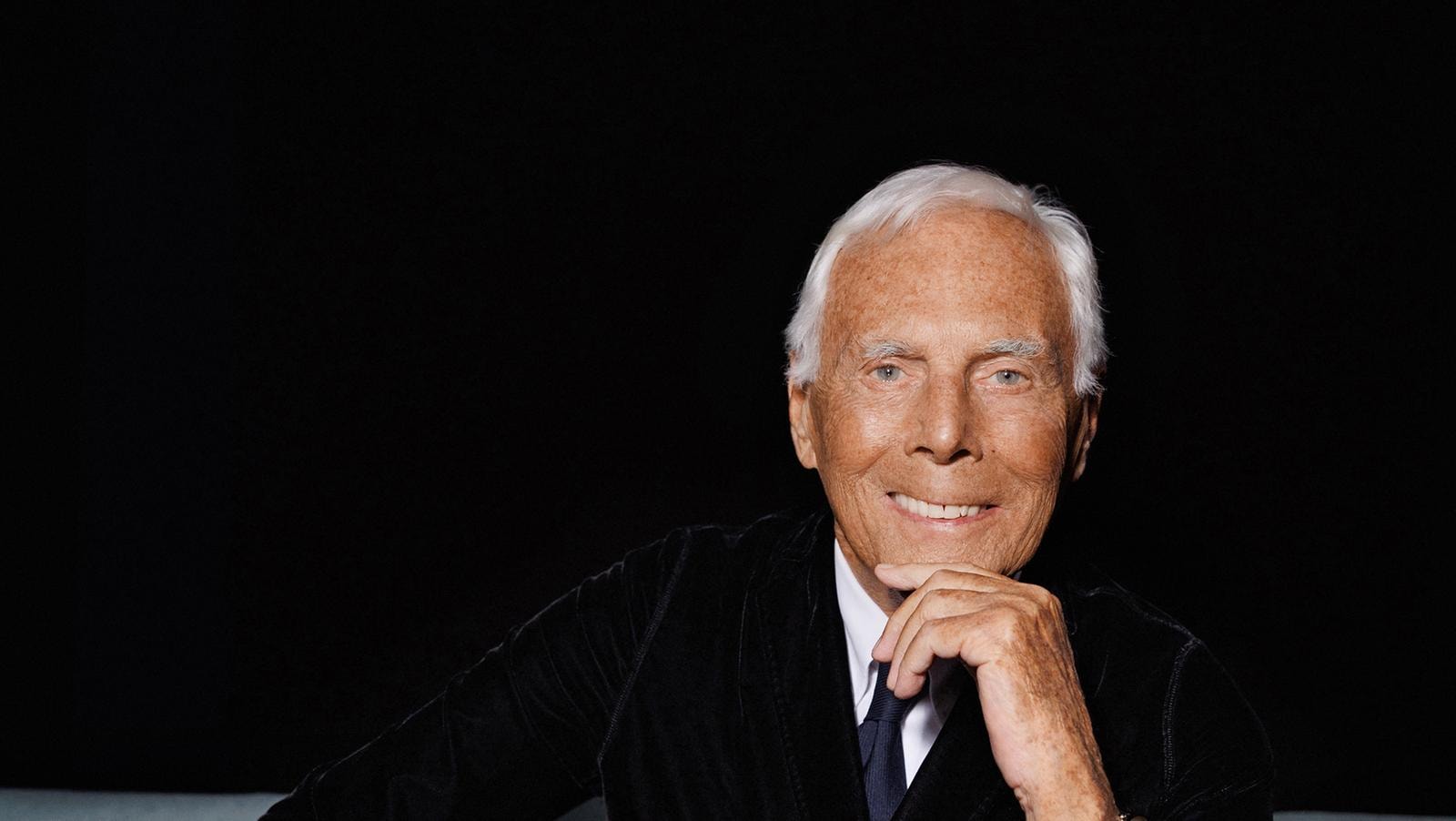 Giorgio Armani (courtesy Armani, ph German Larkin)