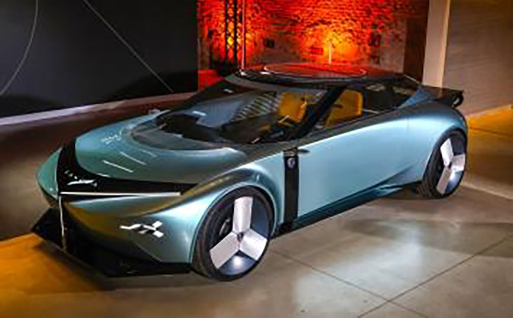 Il concept Lancia Pu+Ra Hpe presentato alla Design Week