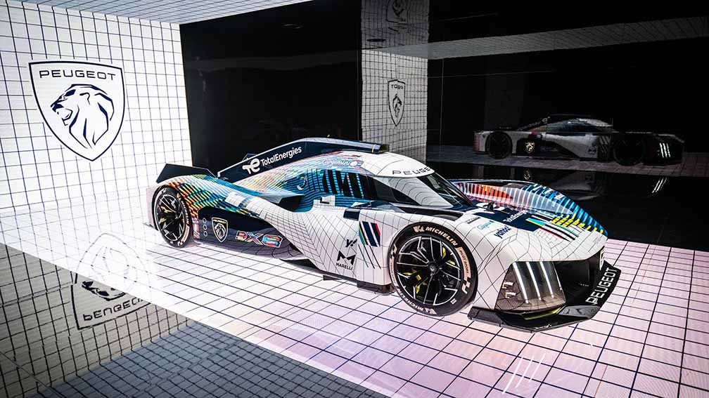 Una livrea d’artista per l’hypercar Peugeot