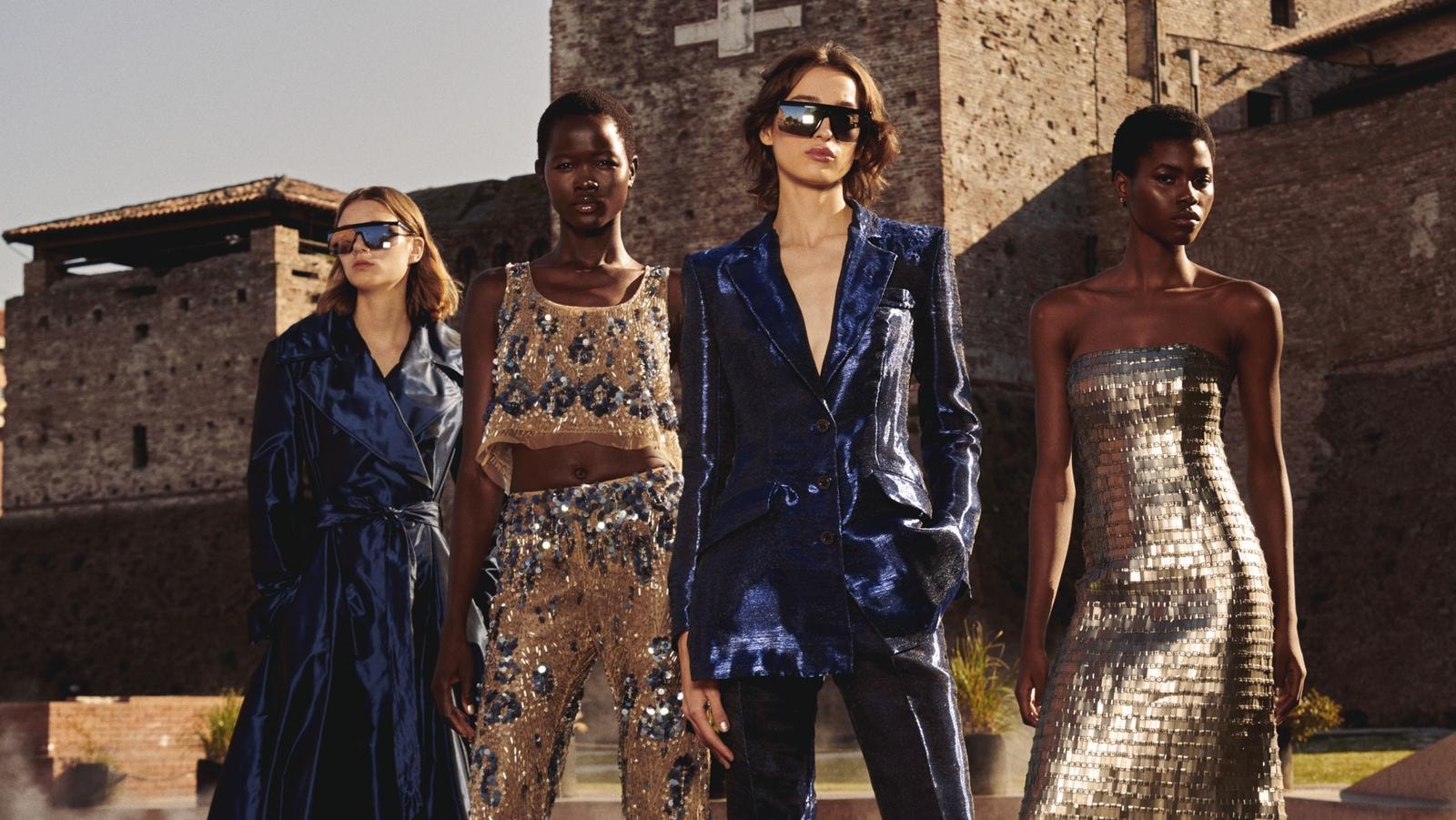 An exclusive shot for MFF from Alberta Ferretti's 2024 cruise (courtesy Alberta Ferretti)