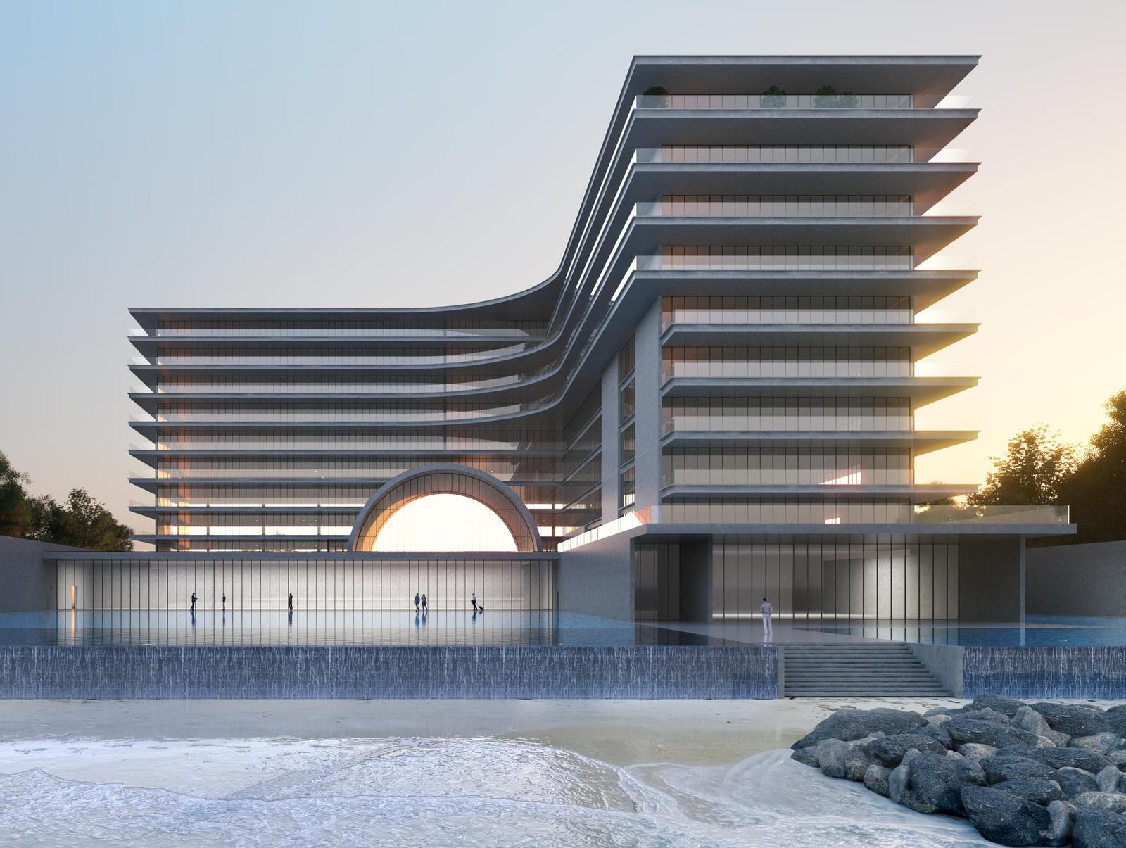 The Armani Beach Palm Jumeirah a Dubai (courtesy Armani)
