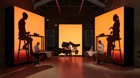 The tod's installation dedicated to made in italy during the salone del mobile 2023