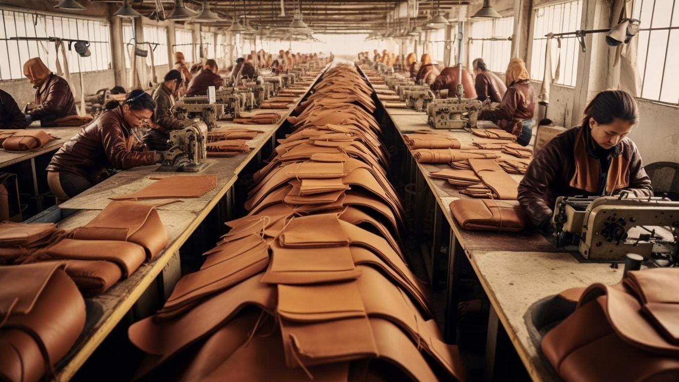Uno stabilimento dedicato alla lavorazione della pelle