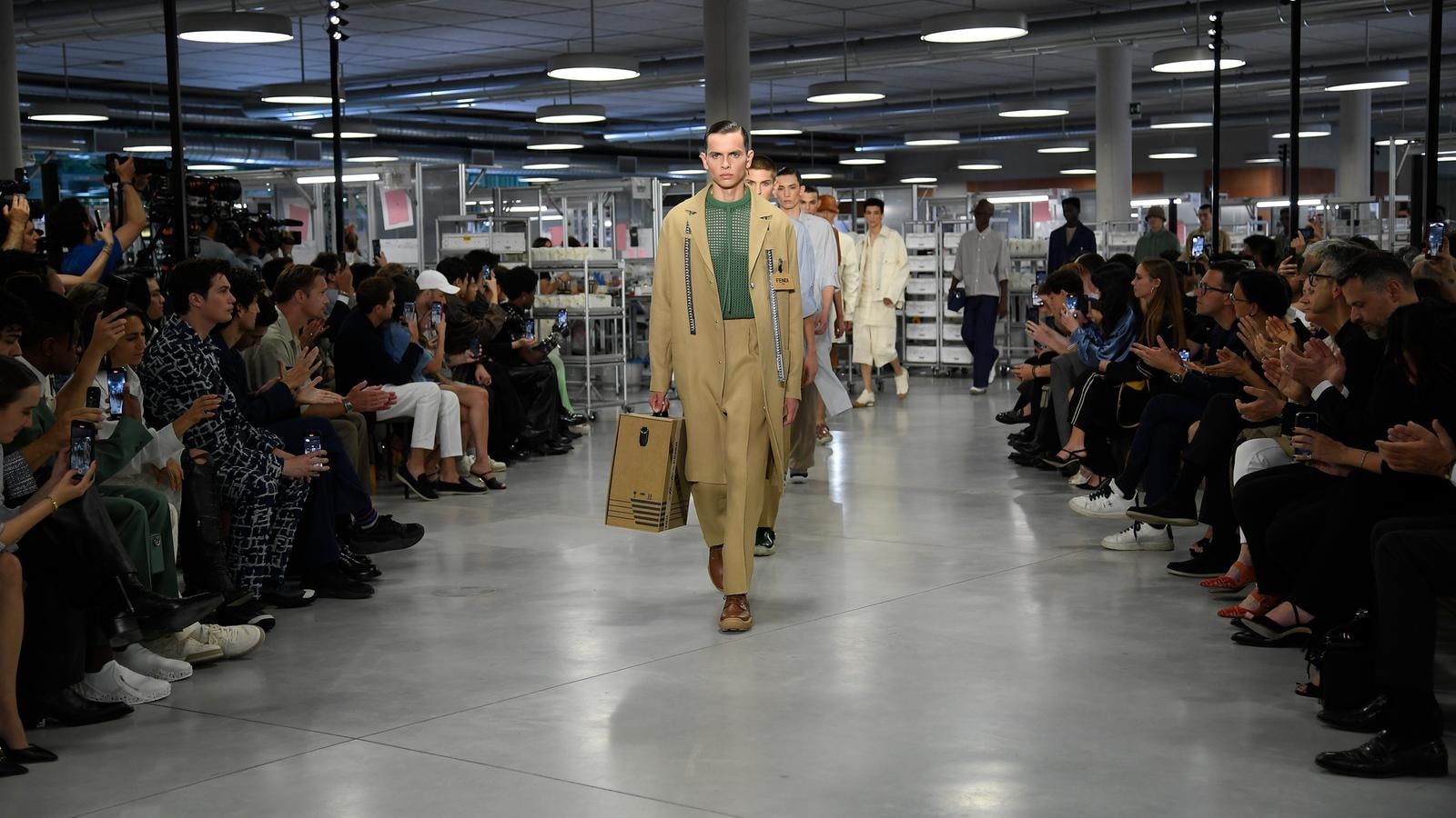 A moment from the Fendi Spring-Summer 2024 Fashion show