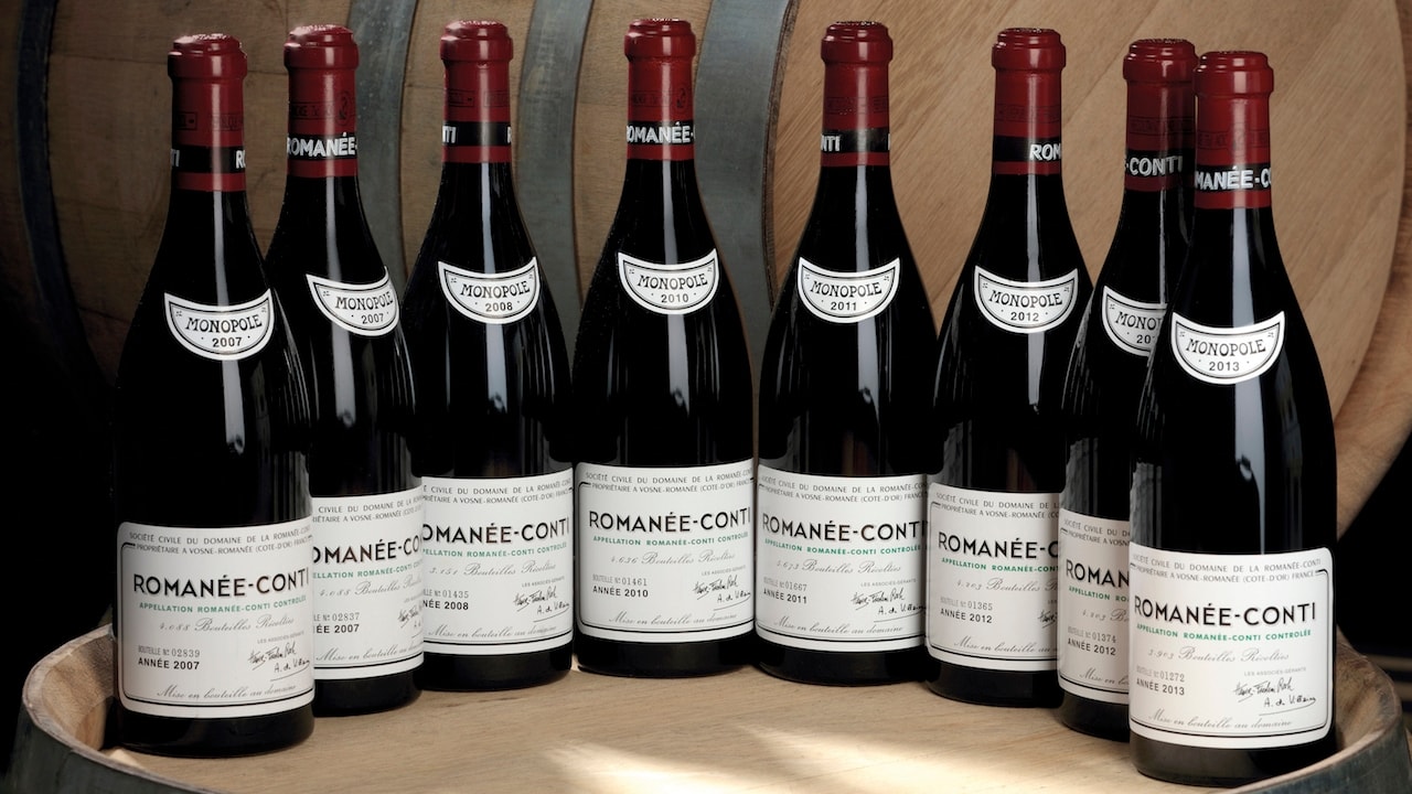 Roman&eacute;e Conti, bene le magnum