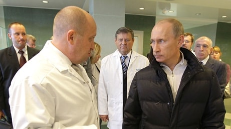 Evgenij Prigozhin e Vladimir Putin